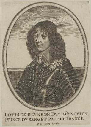 Bildnis des Lovis de Bovrbon, Dvc d'Engvien, Prince dv Sang et Pair de France
