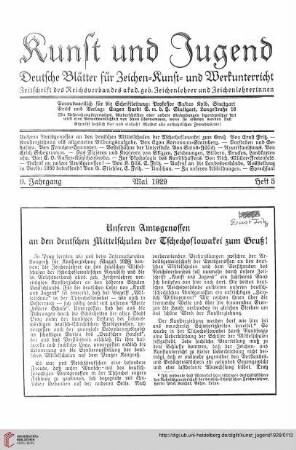 Heft 5 (Mai 1929)