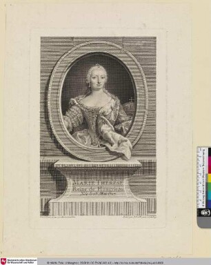 MARIE THERESE Reine de Hongrie [Maria Theresia, Königin von Ungarn]