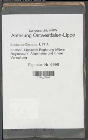 Untersuchungsrichter beim Hauptsteueramt zu Lemgo.- Kompetenz der Gerichte in Steuersachen, Bd. 1