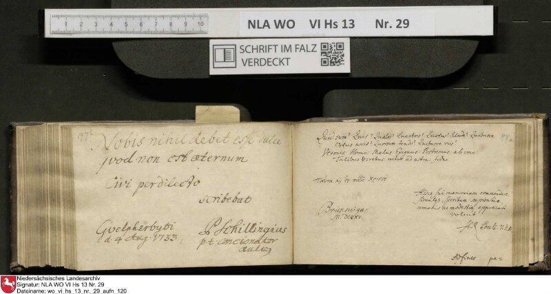 Stammbuch des Gottfried Crusius (Cruse) aus Stendal