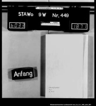 Urkundenregister des Kantonnotars Eigner zu Vorsfelde