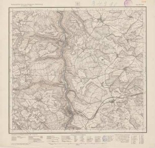 7218 (alte Nr.: 67) Calw, Topographische Karte des Königreichs Württemberg im Maßstabe 1:25000