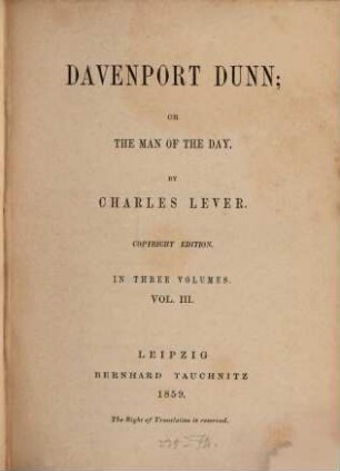 Davenport Dunn or the man of the day, 3