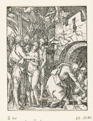 Christus in der Vorhölle, Blatt 26 der Folge "Kleine Passion (nach dem Text)"