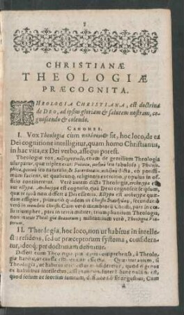 Christianae Theologiae ...