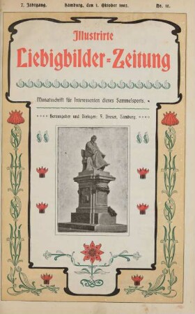 7. Jahrgang. Hamburg, 1. Oktober 1902. No. 10.