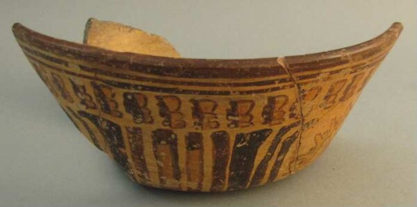 Fragment of a clay vessel