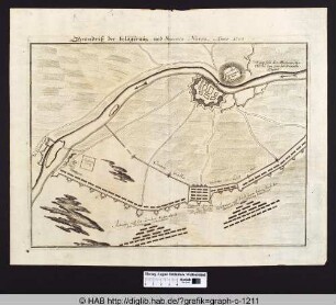 Grundriß der belägerung, und Succurs Narva, Anno 1700