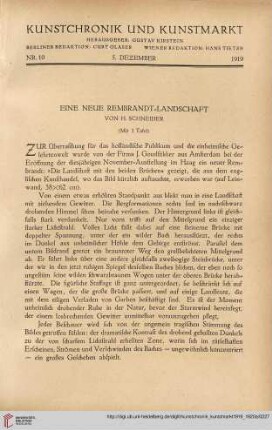 Nr. 10 (5. Dezember 1919)