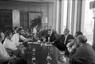 Berlin: Pressekonferenz im Club des Axel Springer-Hauses