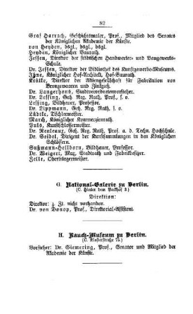 National-Galerie zu Berlin