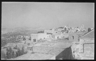 Blick über Bethlehem vom Dach des evang. Pfarrerhauses