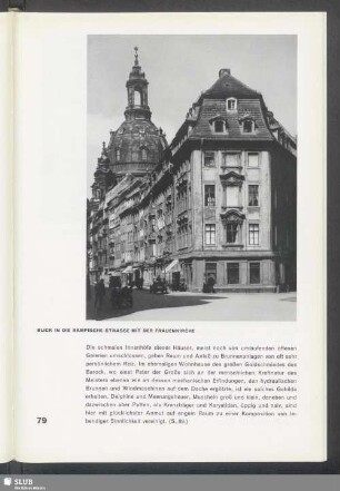 Blick in die Rampische Strasse mit der Frauenkirche