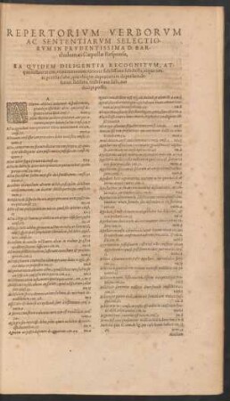 Repertorium Verborum Ac Sententiarum Selectiorum ...