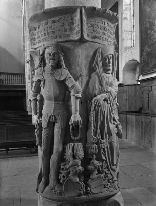 Doppelgrabmal des Hans und Margarethe von Peulendorf