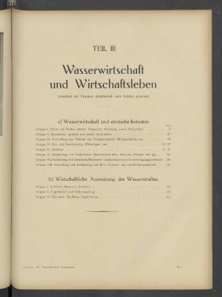 Teil III Wasserwirtschaft und Wirtschaftsleben