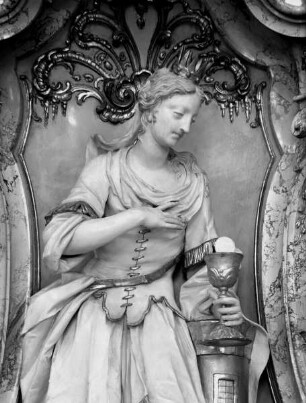Gnadenaltar mit den Vierzehn Nothelfern — Heilige Barbara