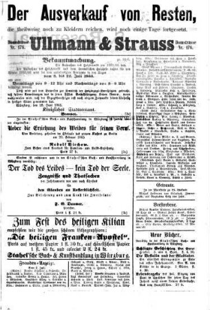 Würzburger Anzeiger. 1865,7/12
