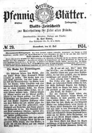 Nr. 29, Sonnabend, den 15. Juli