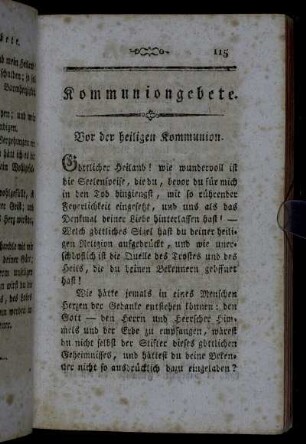 Kommuniongebete.