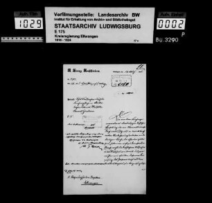 Schuldenwesen der Kirchengemeinde Amlishagen