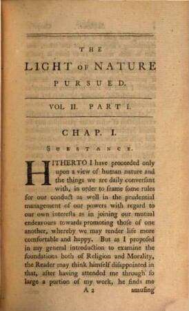 The light of nature pursued, Vol. 2,1 (1768)