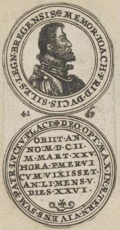 Bildnis des Ioachimus Fridericus, Herzog von Schlesien-Brieg