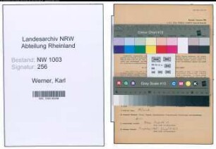 Entnazifizierung Karl Werner , geb. 13.07.1898 (Arbeiter)