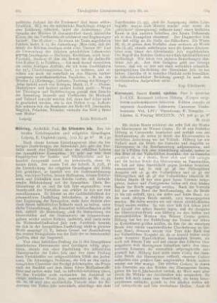 684-685 [Rezension] Hilberg, Isidorus (Ed.), Hieronymi, Sancti Eusebii, epistulae. Pars I: epistulae I-LXX