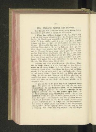 155. Prügeln, Tödten und Sterben.