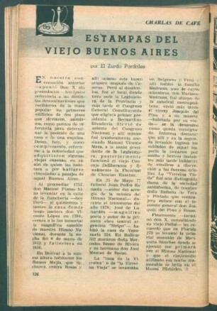 Estampas del viejo Buenos Aires : Charlas de cafe