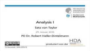 Kap. 24.7: Satz von Taylor