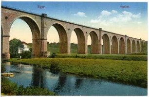 Eger (Böhmen). Viadukt (1865) über die Eger