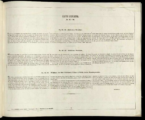 Elfte Lieferung. No. 61-66.