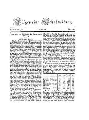 Bericht über das Schulwesen im Gouvernement Esthland