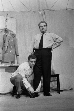 Szenenbilder aus "Neue Odyssee", Ballett in 5 Bildern von Albert Burkat mit Musik von Victor Bruns. Staatsoper Berlin, 15.11.1957 (Uraufführung am 16.11.1957)