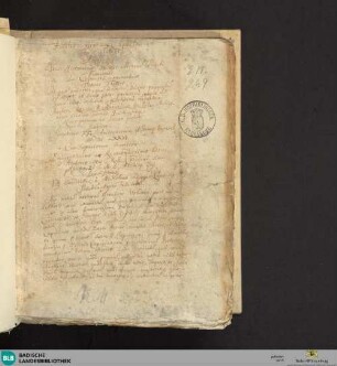 Annales minorum Capucinorum tom. III - Cod. Ettenheim-Münster 269