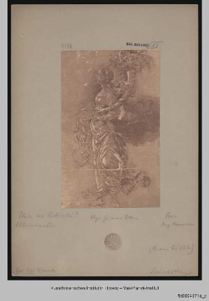 Allegorische Frauenfigur mit Füllhorn