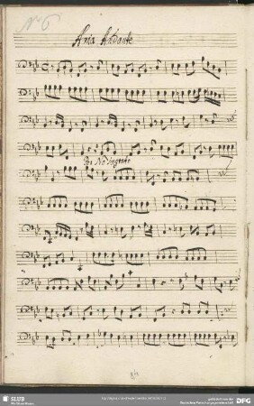 No. 6 Aria: No ingrato amor non senti