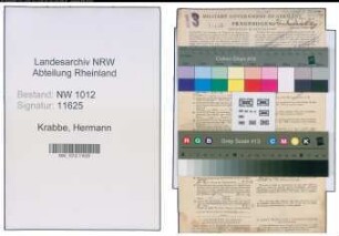 Entnazifizierung Hermann Krabbe , geb. 15.04.1920 (Angest.)