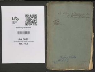 Lieferung der Schreibmaterialien usw. an das Büro des Generalstabs der Sambre- Maas- Armee