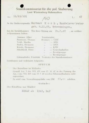Koch, Hartmut