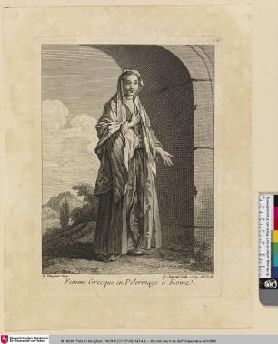 Femme Grecque en Pelerinage à Rome