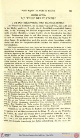 Die Weihe des Portatile