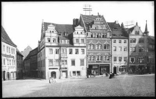 Meißen. Markt - Apotheke - verschiedene Geschäftshäuser