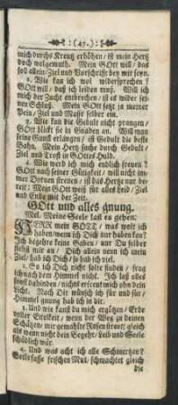 GOtt und alles gnung