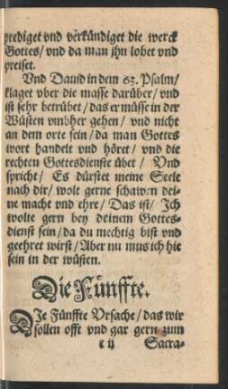 Die Fünffte.