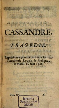 Oeuvres De Monsieur De La Grange-Chancel. 4