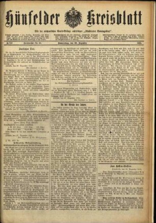 Ausgabe vom Donnerstag, den 30. Dezember 1915.